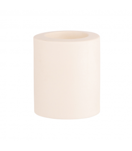 Świecznik ceramiczny kremowy 8cm