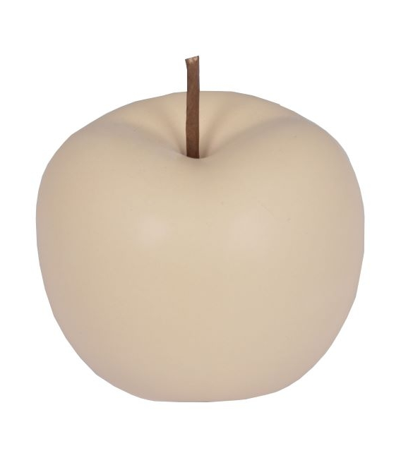 Beżowe jabłko ceramiczne