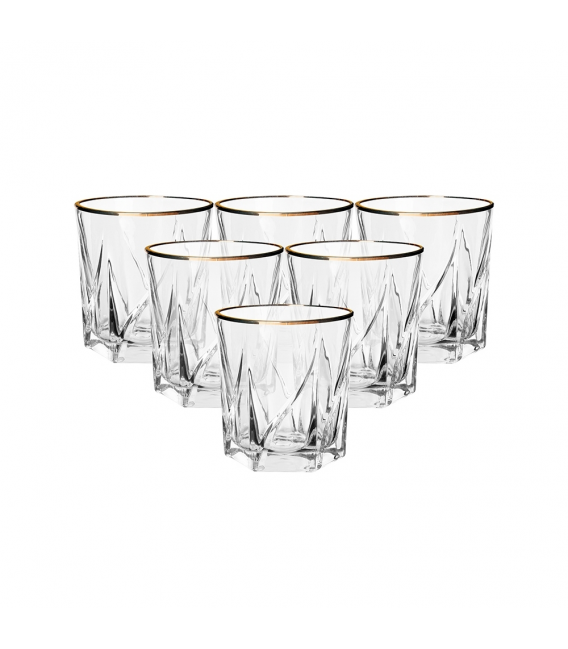 Zestaw szklanek do whisky Jack Gold 6szt.